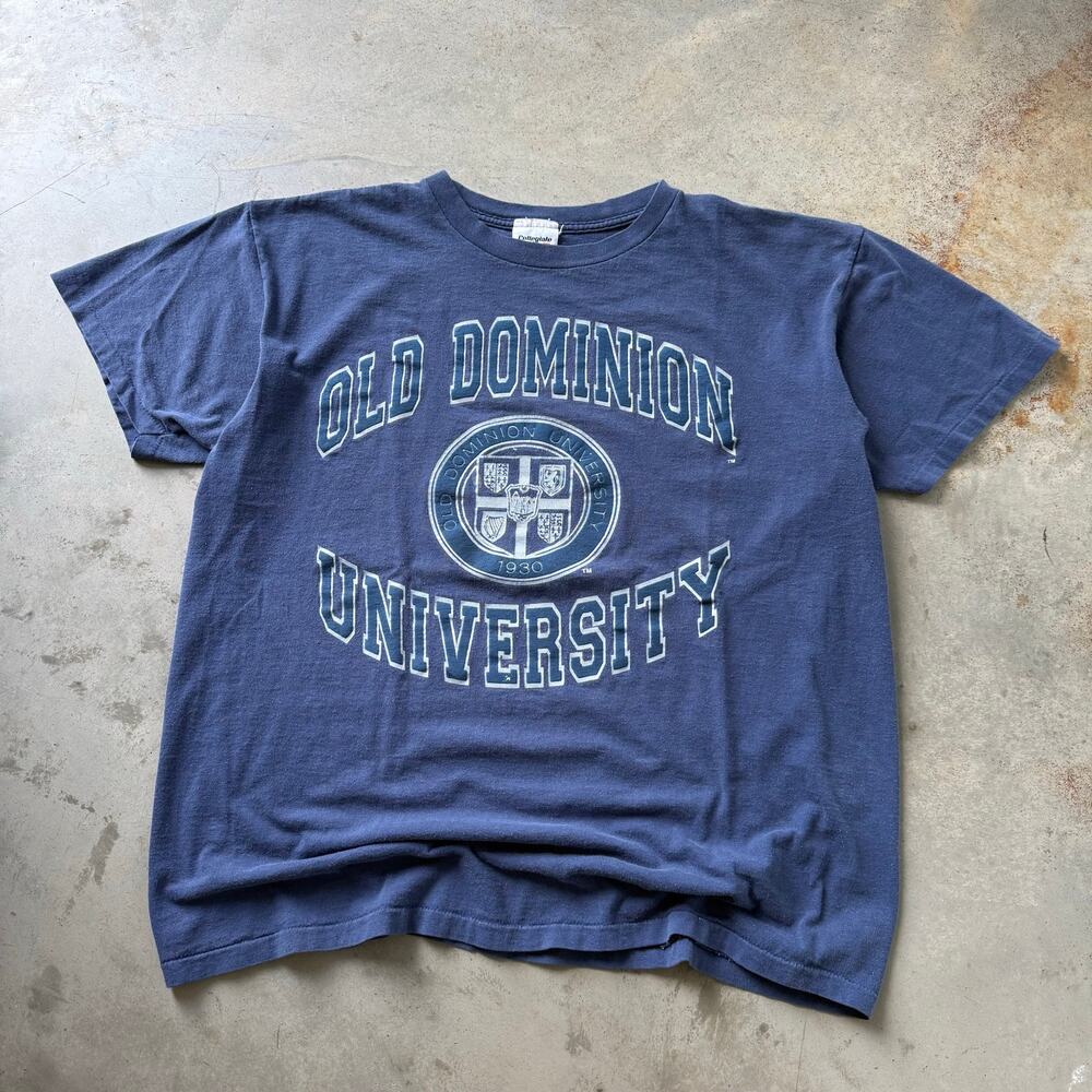 Vintage 90’s Old Dominion University College Logo Classic Retro T-shirt Size XL
